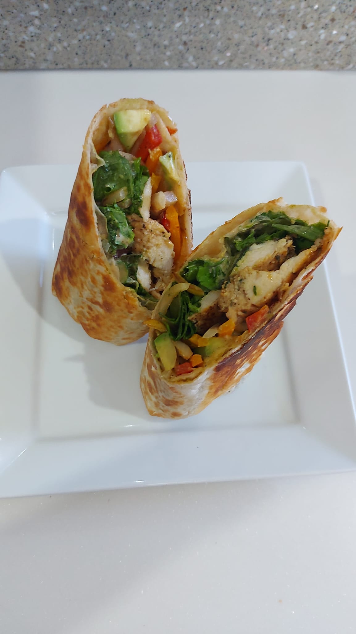 Chicken Wrap at Sip On The Square