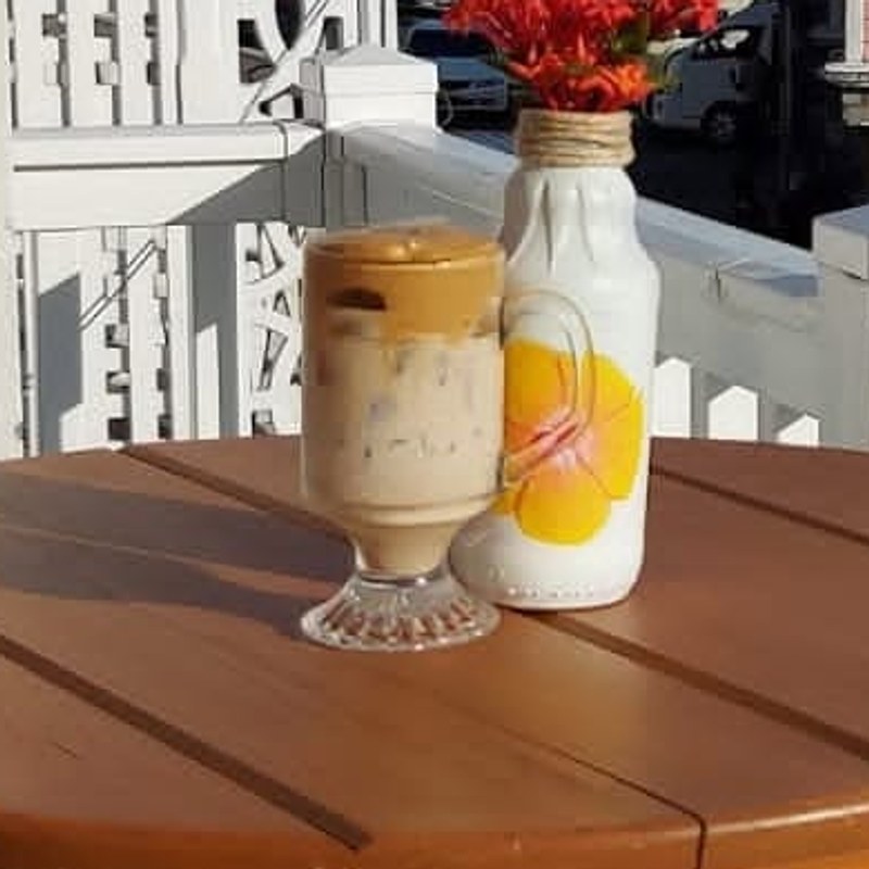 Iced Latte at Sip On The Square