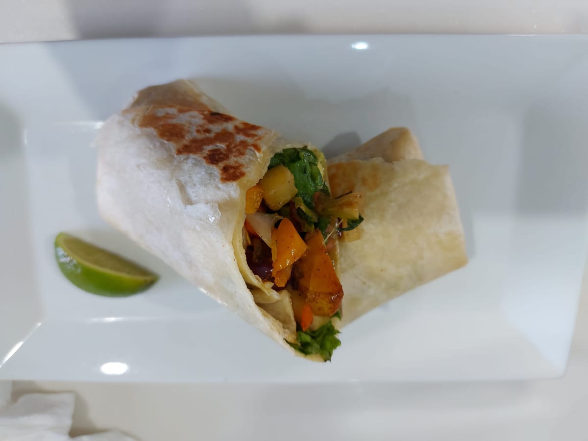 Veggie Wrap at Sip On The Square
